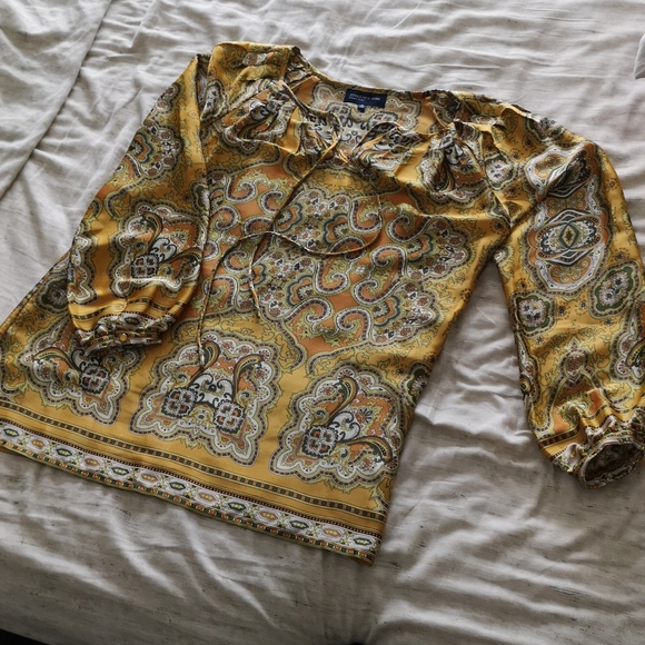 Jones New York bohemian silk-like tunic - Picture 2 of 12